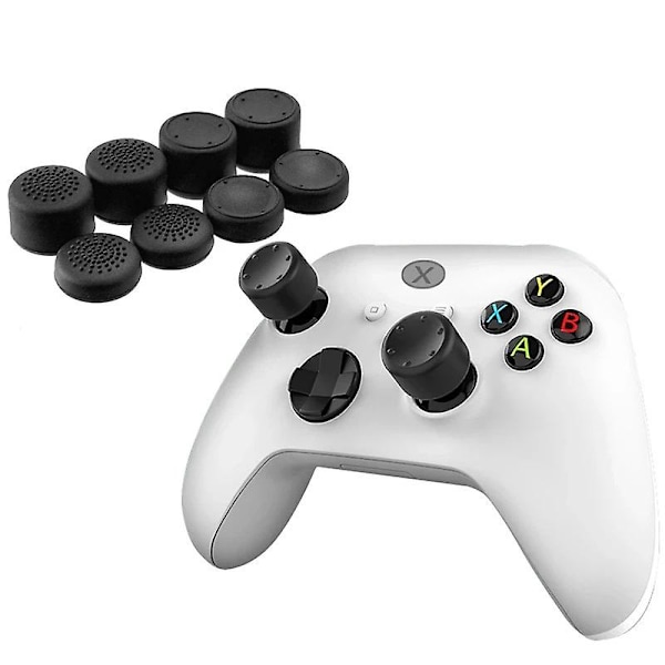 8 stk Silikon Joystick Rocker Caps for Xbox One/s/series X S for Ps5/ps4 Switch Pro Gamepad Controller Analog Grips Caps Set