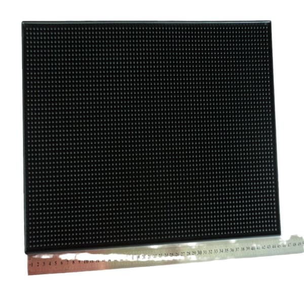 Opvaskemåtte - Opvaskestativ - 45 x 30 cm - Sort