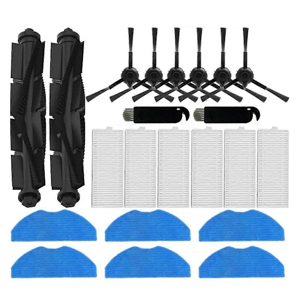Til Pvcr 6001 Iq Home Aqua/ Vrr80214vb Vrr94314vb Robotstøvsuger Hovedsidebørste Filter Hepa Mop