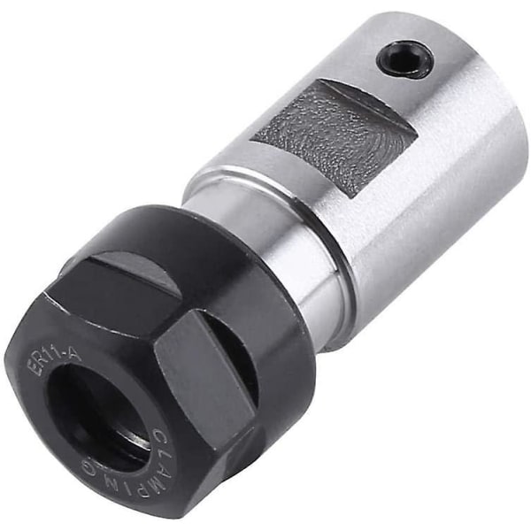 Motor Shaft Chuck Spindle Extension Rod Female Thread For Cnc Milling (silver Black) (1pcs)