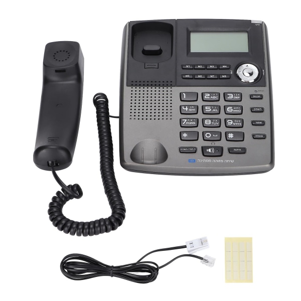 Kablet telefon med høyttalertelefon Ekstra stor vippeskjerm Kablet telefon for hjemmekontor