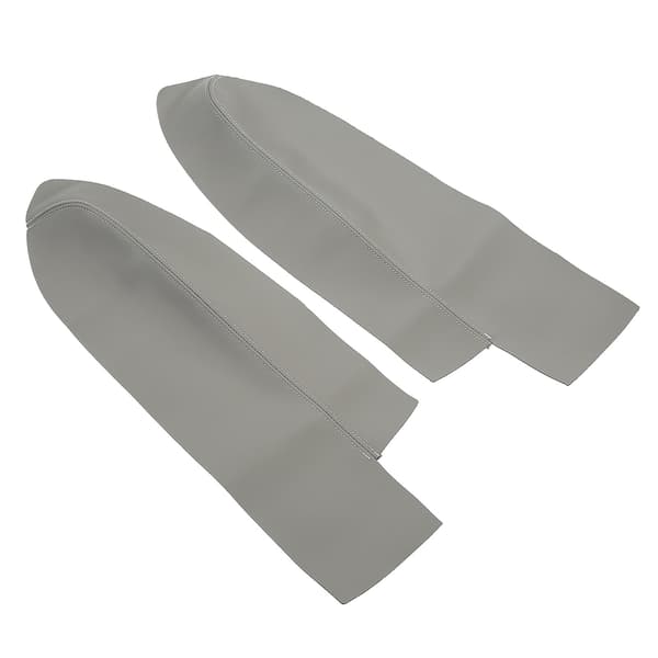 1 Par Forreste Dørpanel Armlæn Dæksel Mikrofiber Læder Bil Interiør Tilbehør Udskiftning Til Crv 20072011grå