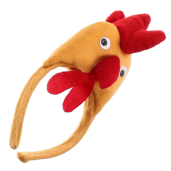 Tecknad tupp-hårband, accessoar för damkläder, 1 styck