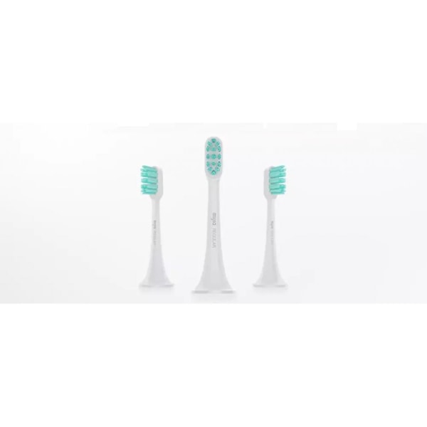 3 stk elektrisk tandbørstehoved til intelligent akustisk rengøring 3d tandbørstehoved kombineret elektrisk tandbørste (hvid)