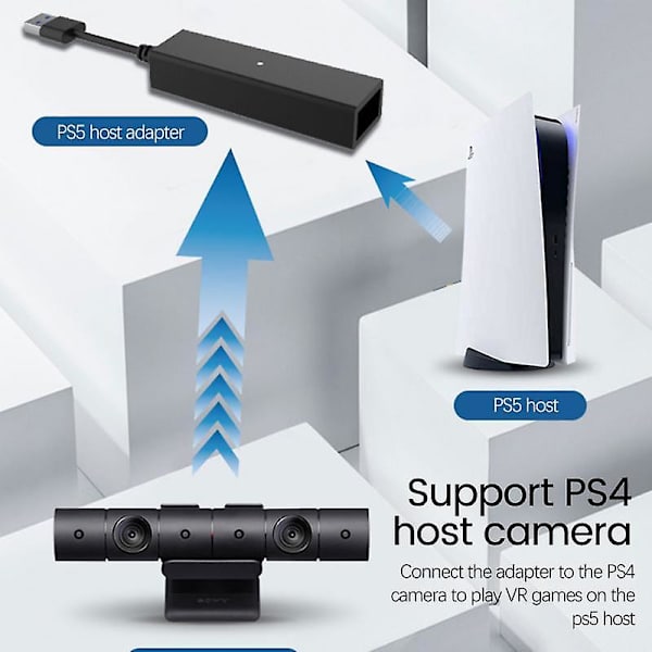 For Ps5 Vr Adapter-kabel for Sony Playstation 5 Psvr Kameraadapter for Ps5 Ps4 Vr 4 Ps5vr Adapter