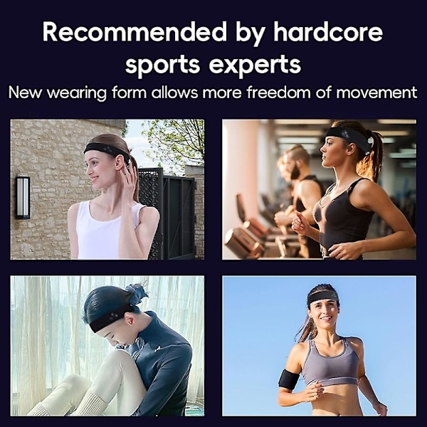 Mucro B01 Trådløst Bluetooth Headset Sports Pandebånd