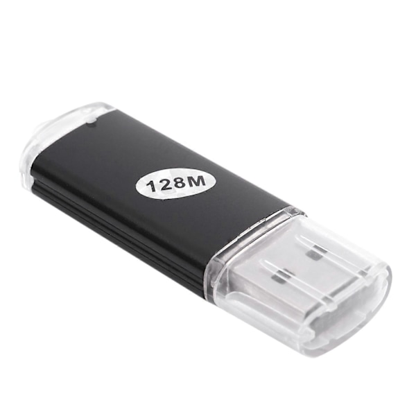 10 x USB-hukommelse 2.0 Hukommelseskort Flashdrev 128MB Gave Sort