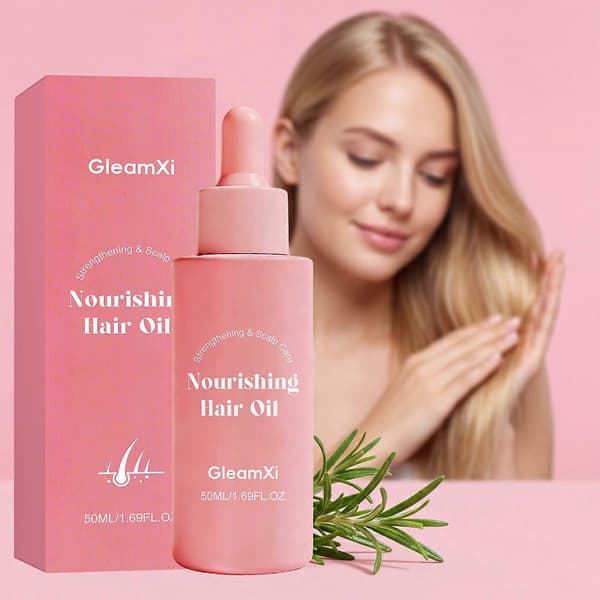 Närande hårolja, 50 ml stärkande & hårbottenvårdsserum 1pcs