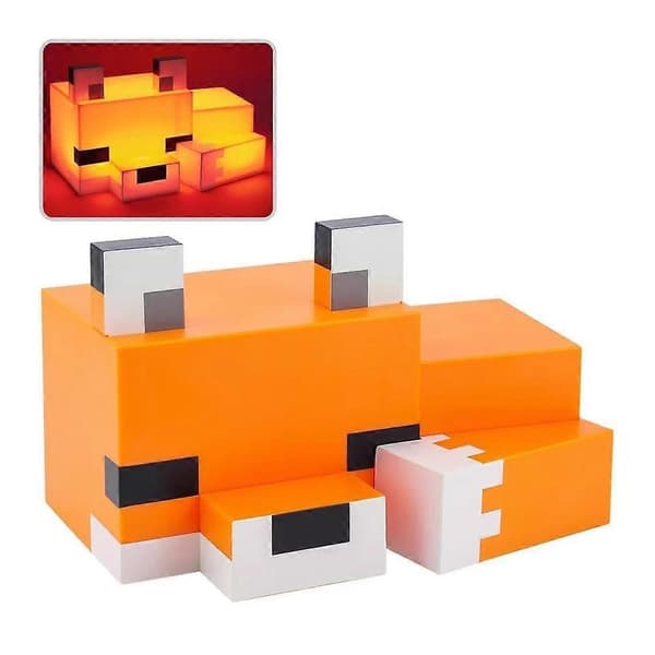 Minecraft Torch Creeper Fox Natlys Spil Perifer Dekoration Lampe