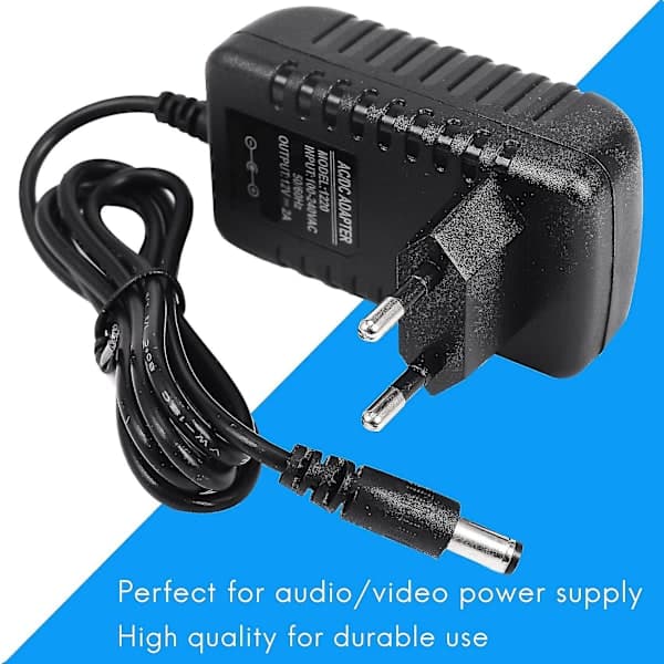 AC/DC 12V 2A 24W Strømadapter Transformator For 5050 3528 Lys EU-kontakt