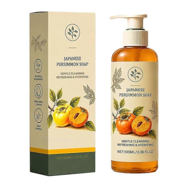 Kaki Deodoriserande Duschkräm - 100ml / 3.38 fl.oz