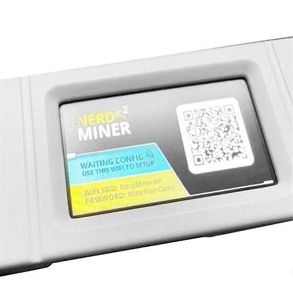 Nerdminer USB-miner 77KH/S med färgskärm BTC Solo Lottery Mining Miner Mini Bitcoin BTC Miner Nerd Miner