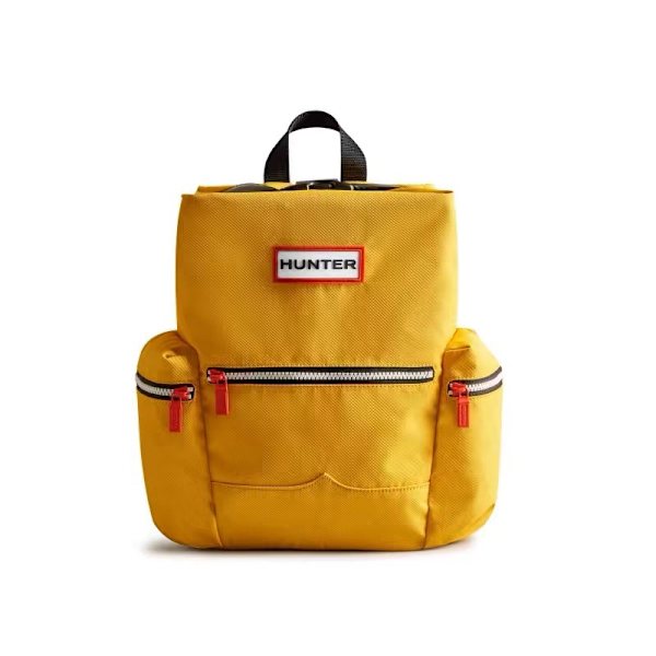 Hunter Unisex Outdoor Rygsæk til Skole, Vandreture og Rejser - Topspænde, Nylon, Vandafvisende yellow