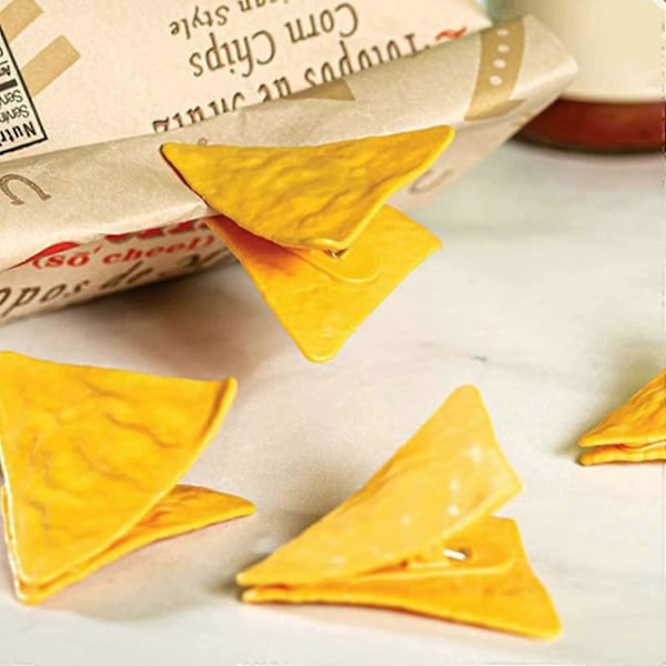 20-pack Söt Plast Potatisformade Chipklämmor för att Försegla Matpåsar, Bröd, Snacks och Matpåsar.