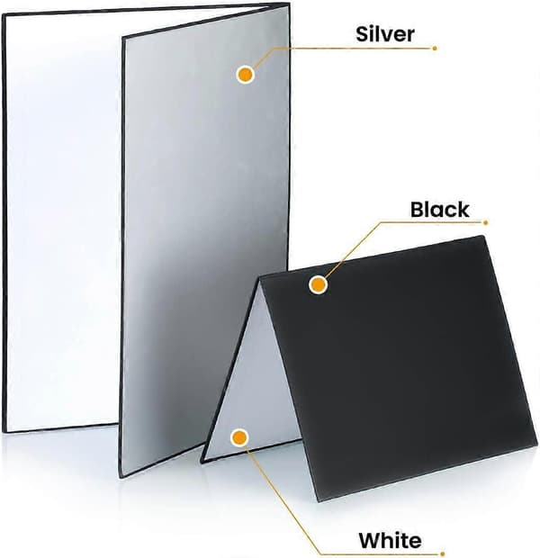 3 i 1 Lysreflektor Karton (A4 (8,46 x 11,7 tommer))