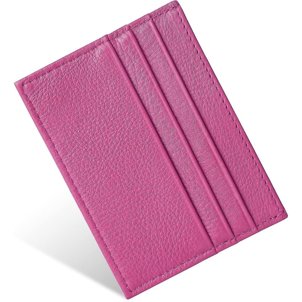 Luottokorttikotelon lompakko, Rfid-estävä nahkainen ultraohut lompakko, ohut minimalistinen case Card Prot