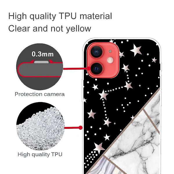 A-serie marmor mönstrad TPU-fodral för iPhone 13