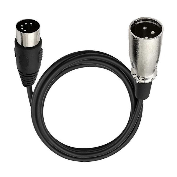 DIN 5-pin til XLR 3-pin lydkabel for matchende musikkinstrumenter eller kabler med MIDI eller XLR DIN 5P Ma