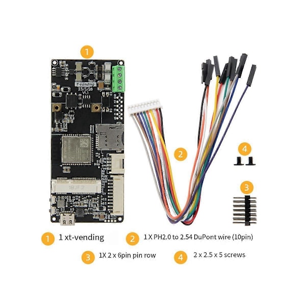 T-Vending ESP32-S3 IoT Utvecklingskort RS485-modul Integrerad WiFi+Bluetooth Kompatibel med PC