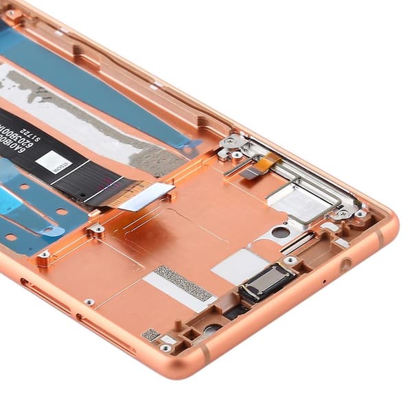 TFT LCD-skærm til Nokia 3 TA-1032 Digitizer fuld samling med ramme & sideknapper (sort)