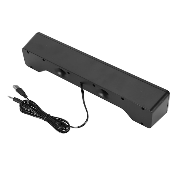 Datorhögtalare Bluetooth Skrivbordsljudfält HiFi Stereo Ljud Volymjusterbar Mini Bar Högtalare Extern Högtalare för PC Laptop