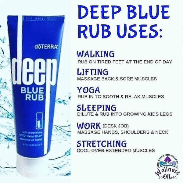 Deep Blue Rub 120 ml kroppsolje 2026 3pcs