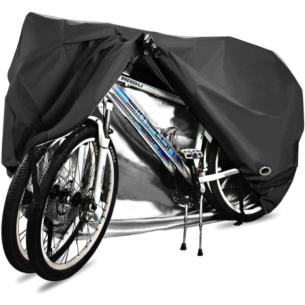 Cover för 2 cyklar Vattentätt 210d andningsbart cover med låsöglor, för mountainbikes och racing B