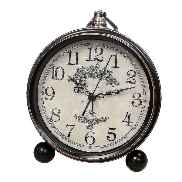 5 tums retro väckarklocka Desktop klocka Kreativ vintage väckarklocka