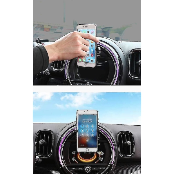Mobiltelefon Holder Til Mini Cooper S Jcw One F54 F55 F56 F57 F60, Special Navigation Mobiltelefon Holder Til Central Control Screen