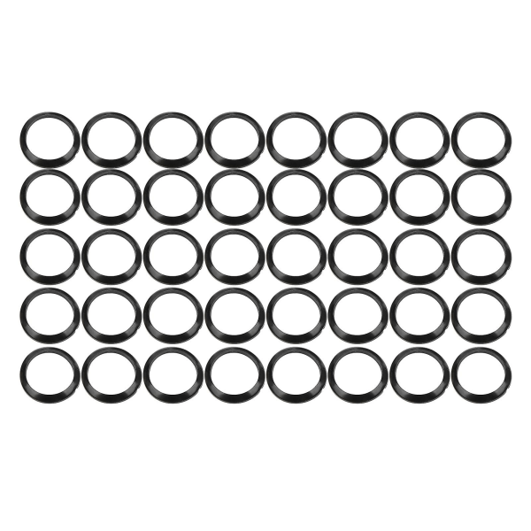 40pcs Silicone Winding Check Decorating Ring Trim Adapter For Fishing Rod Building Parts17mm