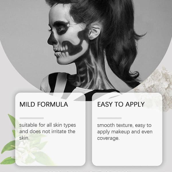 Ansigtsmaling palet sæt til Halloween klovnekostume makeup