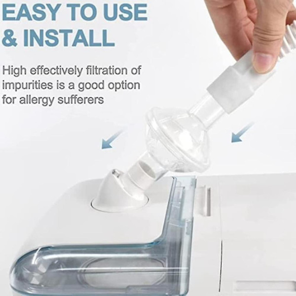 Inline Cpap-filtre, 6 stk. Cpap-filtre Hypoallergeniske filtre til Cpap-maskiner Udskiftningsfiltre