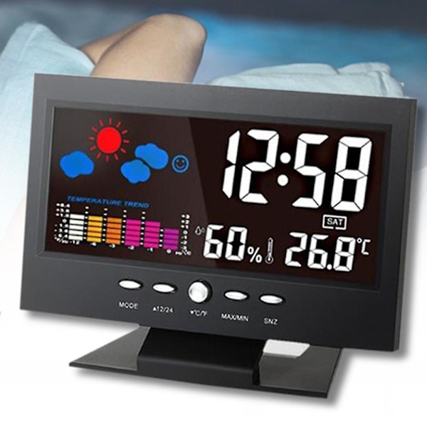 Usb Intelligent Digital Display Weather Station Alarm Calender/clock Thermometer Wireless Temperature Humidity Meter Gauge Meter