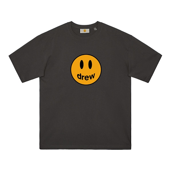 Smiley Justin herr och dam par high street trend lös kortärmad T-shirt Iron Gray m