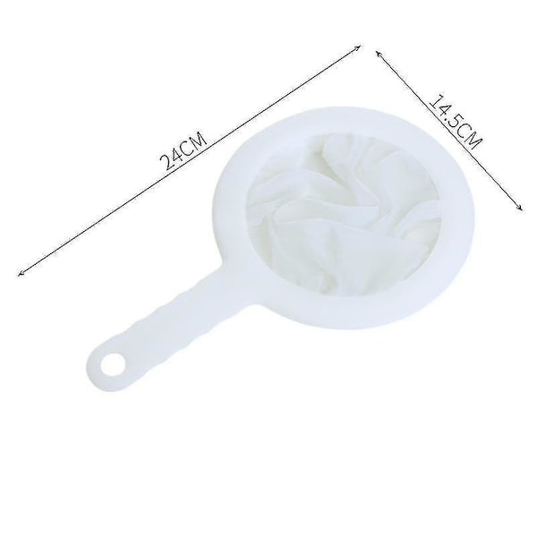 Ultra fint nylon mesh si, plast sigte filter ske til sojamælk kaffe mælk yoghurt juice