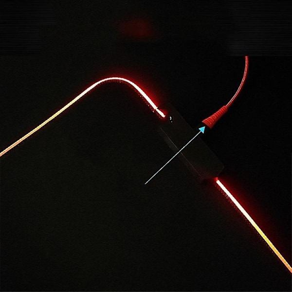 RGB Lysende Musematte 260x390x3mm