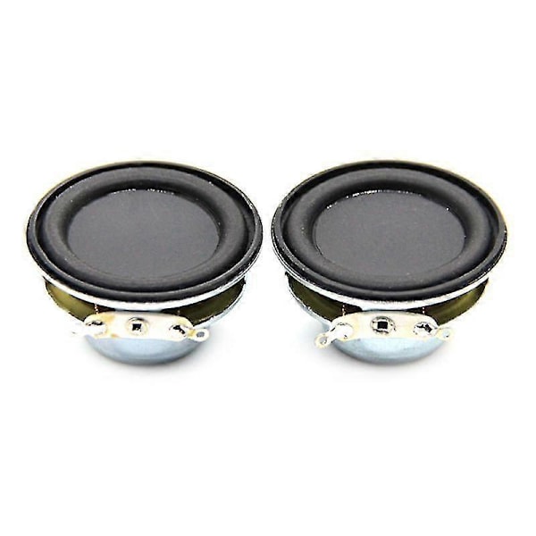 2 st Audiohögtalare 4 5W 40mm 1,5 tum Full Range Multimedia Högtalare DIY Ljud Mini Högtalare för Hemmabio