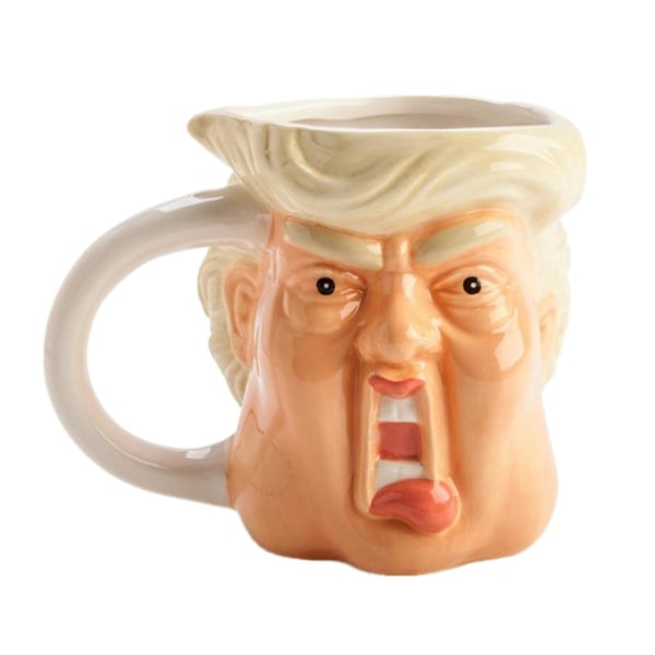 Hauska Donald käsinmaalattu muki Novelty Realistic Ceramic Cup kiinteä säilytysastia
