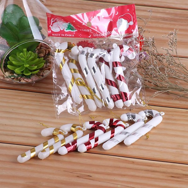 12 stycken pepparkaksjulgransprydnader Julgransprydnader Dekorationskulor Juldekorationer 7cm Pepparkakor, Röd