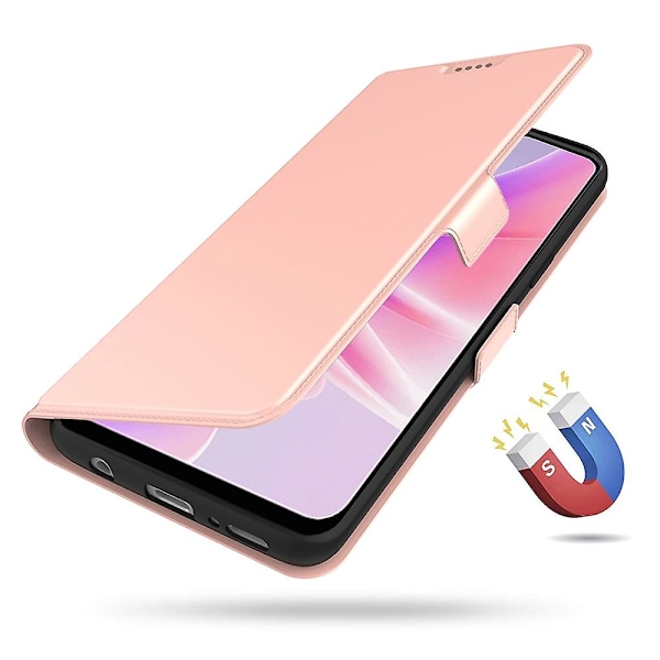 För Oppo A38 4G Telefonfodral Kortplats Flip Folio PU Läderfodral