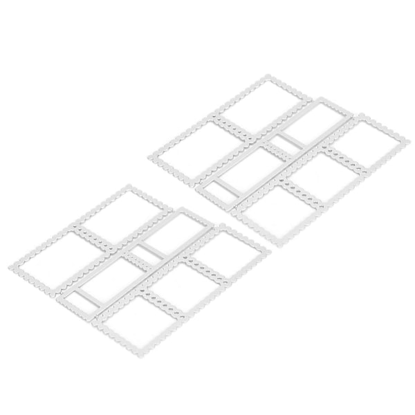 2 stk. Metal Skæreform Stencil Stempelramme DIY Scrapbooking Prægning Papirkort Skabelon YEMAA