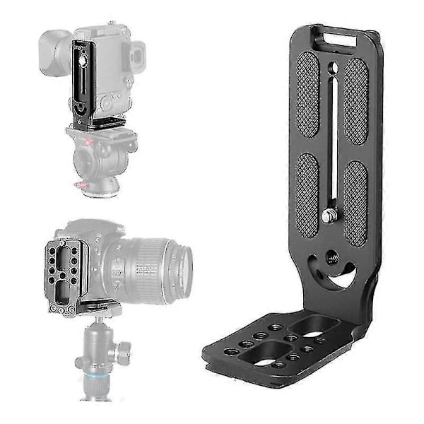 DSLR-kamerans L-fäste Vertikal Horisontell Växling Stativ Snabbkopplingsplatta För Stabilisator Stativ