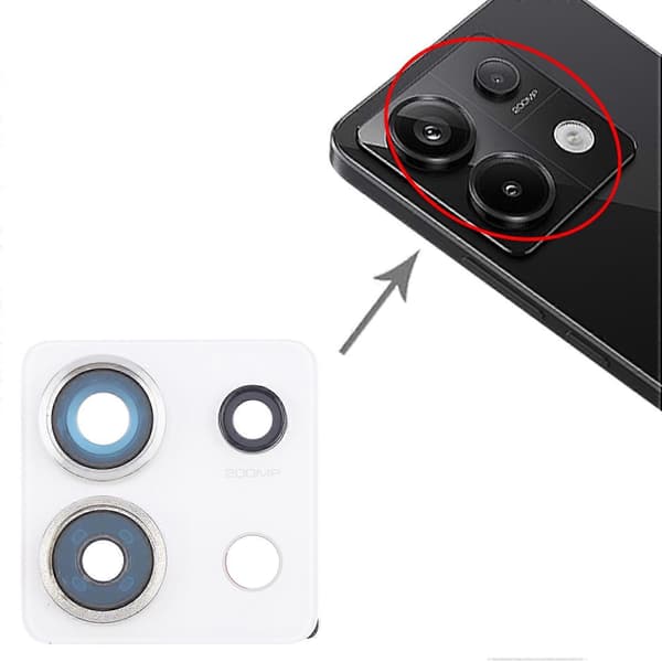 Bakkameraobjektivramme for Xiaomi Redmi Note 13 Pro 5G