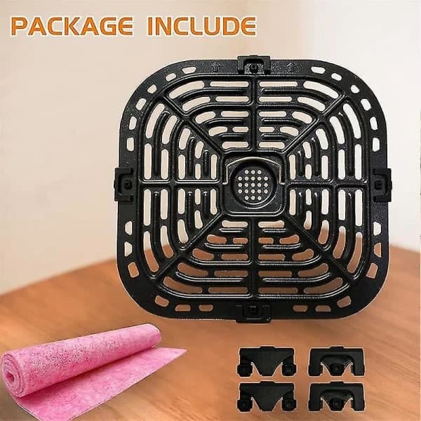 Instant Vortex Plus 6-Quart Airfryer Erstatningskurv, Airfryer Tilbehør, Sprø Stekebrett, Frityrtilbehør