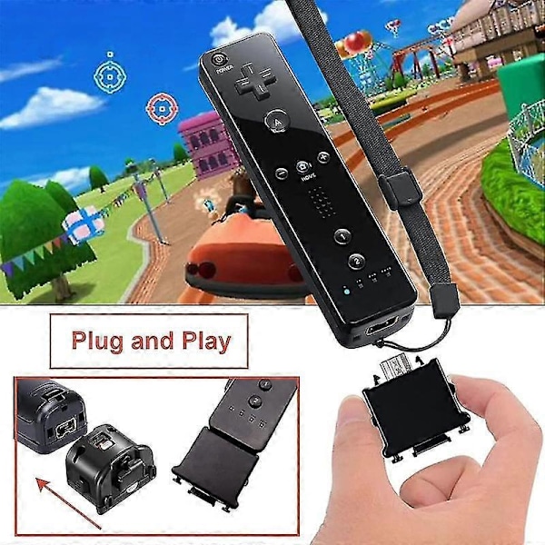 Motion Plus-adapter: Förbättra spelkontrollen med stabil och exakt precisionsrörelsesensoraccelerator för W