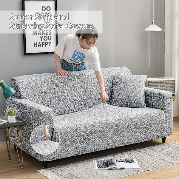 Soffaöverdrag 3-sits elastiskt sofföverdrag