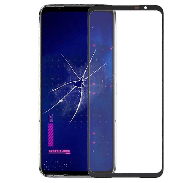 Näyttölasilinssi OCA:lla Asus ROG Phone 6 Pro:lle