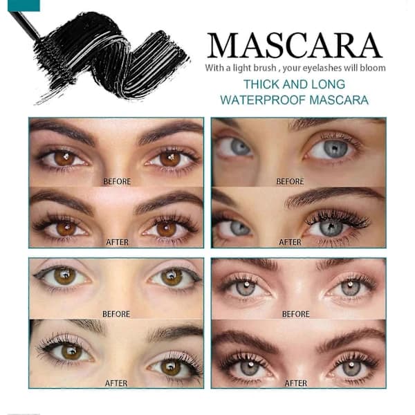 Thrive Causemetics Flydende Mascara, Volumengivende, Krøllende, Vandfast, Sort