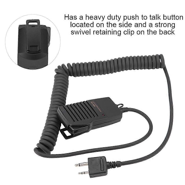 Håndholdt højttalermikrofon til Icom Ic-V8 V85 V82 Ic- T8A 2At W32A E90 radio