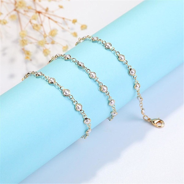 Glasses Chains New Fashion Colourful Crystal Mask Hanging Rope Women Men Anti-lost Sunglasses Eyeglass Chain Lanyard Mask Chains